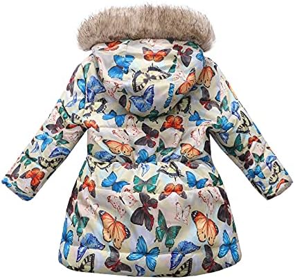 Bebês garotas garotas inverno grosso quente com capuz casaco de capa para fora roupas de casaco de roupas para crianças garotas de garotas 4t