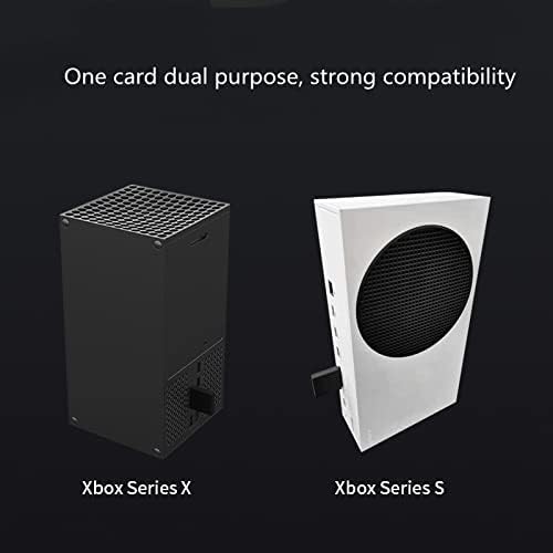 Caixa de conversão do disco rígido de jogo externo portátil para Xbox Series X/S, caixa de armazenamento de cartão