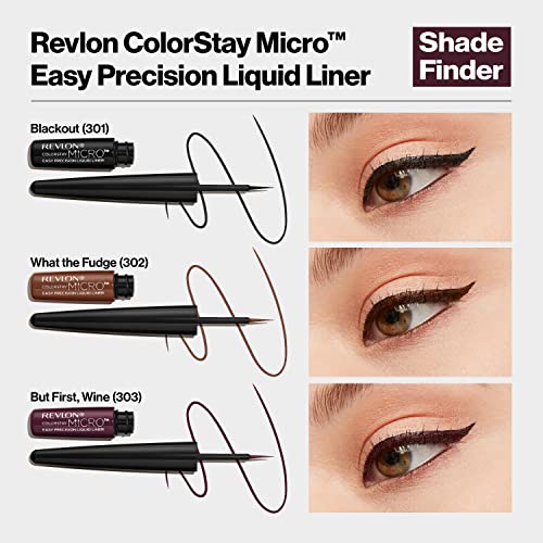 Revlon Colorstay Micro Easy Precision Liquid Liner, 301 Blackout