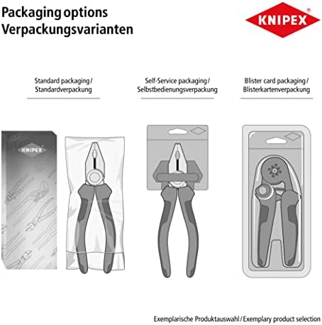 Knipex 49 31 alicates de circlip a0 para circlips externos 3-10 mm em cinza