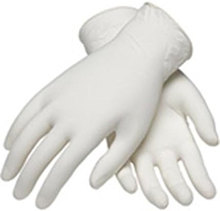 Ambi-Dex 64-346/L Grade alimentar Luva não-Latex descartável, em pó com aderência lisa, 4 mil