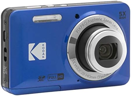 Kodak Pixpro Friendly Zoom FZ55 Pacote de câmera digital com capa de câmera, 32 GB Classe 10 UHS-I U1 SDHC Card de memória e leitor