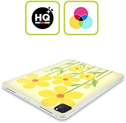 Caixa de cabeça projeta flores falsas flores românticas de gel macio compatível com a Apple iPad 10.9