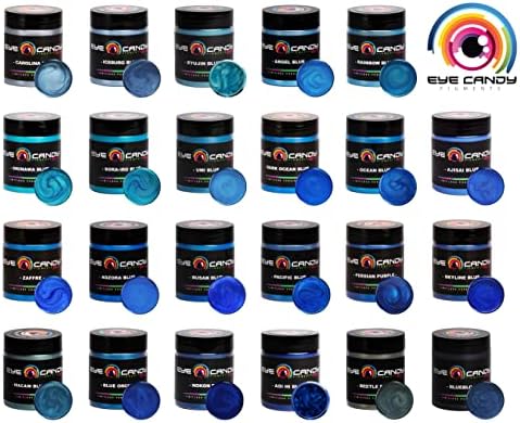 Eye Candy Premium Mica Powder Pigmment “Aoi Hi Blue” MultiPurse Arts e Crafts Additive | Filmes, epóxi, resina, tinta, esmalte,