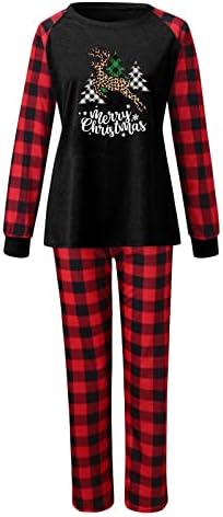 Diyago Nightmare Before Christmas PJS, camiseta e calça de manga longa Conjuntos de calças da família Family Holiday