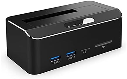N/A Externo 2,5 /3.5 USB 3.0 5Gbps SATA DOCKING DOCKKING Station HDD SSD Box 2 X USB 3.0 Hub TF/SD Reader Suporte
