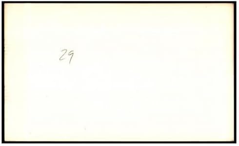 Sonny Grandelius assinou cartão de índice 3x5 Gigantes autografados Michigan State 87335 - NFL Cut Signature