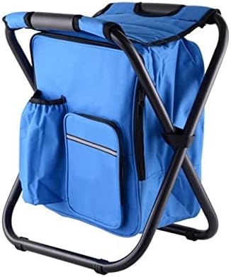 Cadeira dobrável ao ar livre fsysm com pacote de gelo acampamento nas fezes portáteis de mochila portátil saco de piquenique com piquenique para caminhada móveis de assento