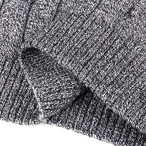 Essentials 1/4 Zip Casual Knit Manga Longa Sweater para meninos