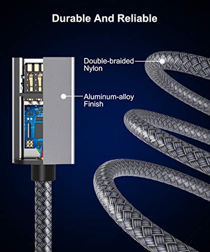 Elebase Mini Hdmi Male para HDMI Adaptador de cabo feminino, 4K/60Hz 0,67 pés de alta velocidade Tipo C HDMI 2.0 Conector para