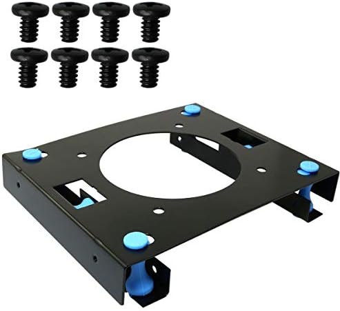Meetoot Blue Color 3,5 Choque de disco rígido Suporte de amortecedor com parafusos de montagem para capa de PC 3.5 HDD a