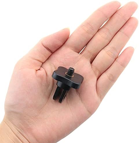 Adaptador de montagem da câmera CZQC 2pcs Mini Adaptador de montagem para parafuso de tripé com 1/4 de rosca para a gap para a