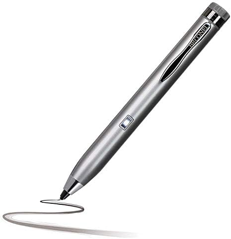 Broonel Silver Mini Fine Point Digital ativo caneta compatível com o ASUS Chromebook C202SA 11,6 polegadas | ASUS Chromebook C202SA-GYS02