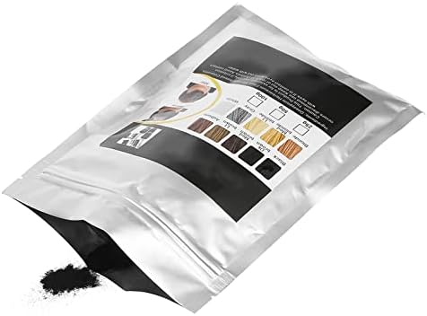 Akozon Hair Building Fibers, Solução de perda de espessante de fibra 10 cores corretor mais denso mais denso preto