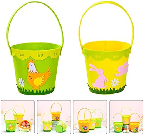 Doitool 2pcs para decorações de desktop de idade manusear bolsa de cesta de doces adorável decorativo suprimento de