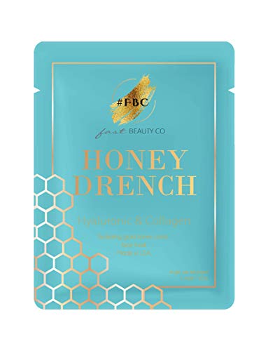 Fast Beauty Co. Honey Dech 1 Hidrating Honey Pecternled Mask com Hyaluronic & Collagen