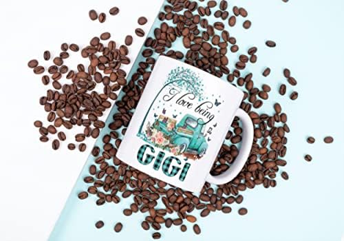 Eu amo ser gigi - caneca de café Mimi - presente para vovó, nana, gigi - dia das mães - 11 oz de caneca de café para mulheres