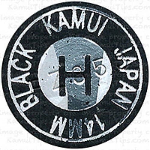 Dicas de couro laminado preto kamui - duro