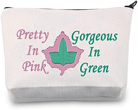 Bolsas de irmandade Levlo Bony in Pink e Gorgeous in Green Makeup Bags Presente para Mulheres Meninas