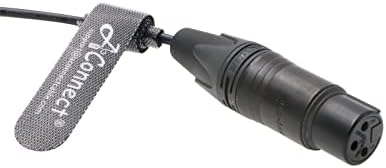 Cabil de áudio para z-cam-e2 câmeras-ângulo direito 00 5 pinos macho para original-xlr 3 pinos fêmea 6in | 15 cm AcoNnect