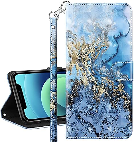 Cotdin para compatível com o Caso de Caixa Samsung Galaxy A54 5G Caixa de Caixa com Caso de Card de Caso Painteado Slim