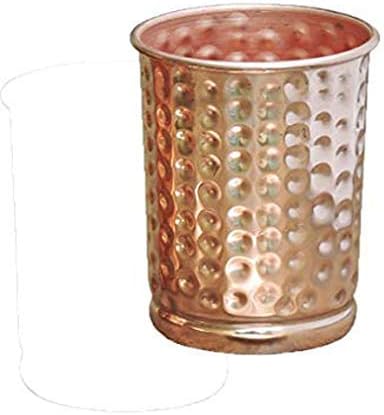Garrafa de água de cobre de 1000 ml de TreeGoart com 2 conjunto de drinques de vidro de cobre conjunto