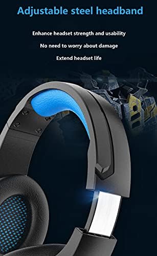 Yaoo E-Sports Headset Headset Handsome e Bright Mobile Phone Computer Redes Periféricos de fone de ouvido dedicados azul