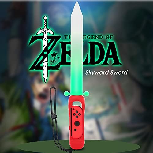 Echzove liderou a espada do jogo para Nintendo Switch Joy -Con, Grip para a mão para o Skyward Switch Game With Hand Strap - Red