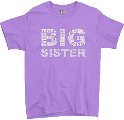 T-shirt para jovens da irmã Big Sister Big Sister