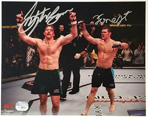 Forrest Griffin e Stephan Bonnar assinado 8x10 Foto Autograph ~ Fanatics Hologram - Fotos autografadas do UFC
