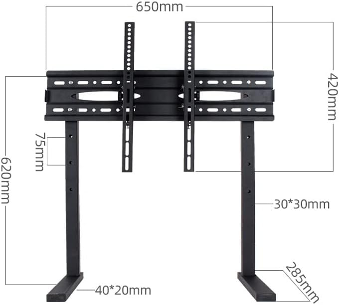 TV TV FEER MONTAGEM STAND SLAPE SUPERTE BASE BAIXA ALTULAÇÃO SUPORTE AJUSTÁVEL