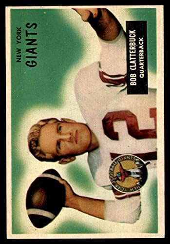 1955 Bowman # 141 Bobby Clatterbuck New York Giants-FB Dean Cards 5-Ex-Giants-FB