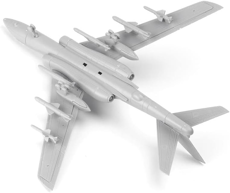 Mookeenona 1: 144 China não montada H-6K Modelo de bombardeiro Aeronave Modelo de Aviação Aeronave Kits para coleta e presente