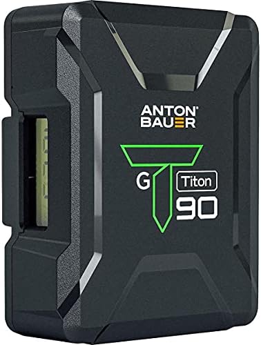Anton Bauer 2x Titon 90 14,4V 92WH Gold Mount Li-Ion Ion, pacote com Anton Bauer 2 posições carregador de bateria