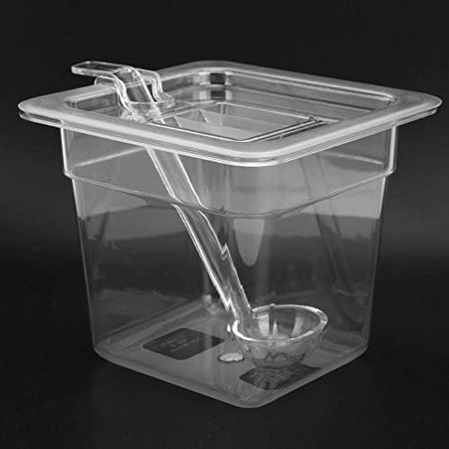 Caixa de temperatura transparente multifuncional do FDIT Condimento de sal de pimenta pode armazenar recipiente com suporte para