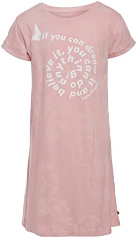 Vestido de camiseta de manga curta para meninas da marca Lucky