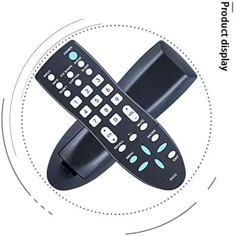 GXCC Sub GXFA Replacement Remote Control Compaitable for Sanyo LCD HDTV DP32640 DP39842 DP39843 DP39E23 DP39E23T DP42740 DP42841 DP42D23 DP42142 DP46812 DP46841 DP50710 DP50842 DP58D33