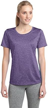 Tee de colheita para pescoço da Sport-Tek Women's Heather