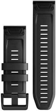 Garmin Quickfit 26mm Black Silicone Watch Bands