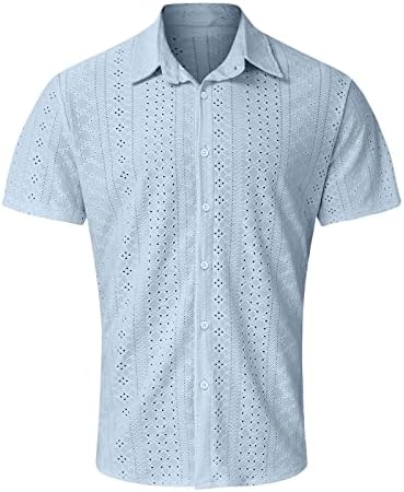 Camisas de treino de BMIsegm para homens masculinos malha de tecido de bolso de bolso de bolso de bolso de lapela