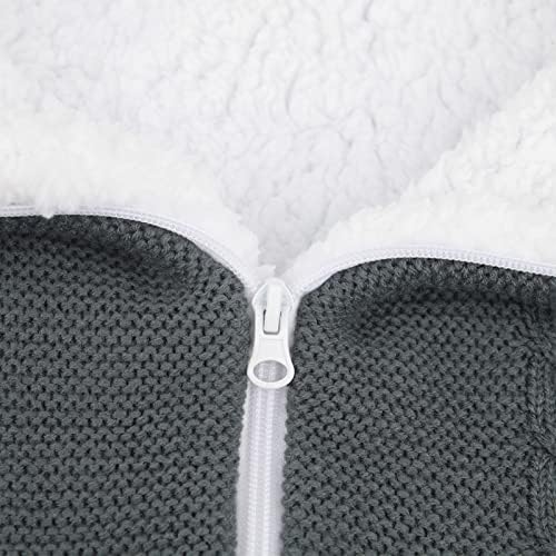 Baby Swaddle Blanket Stroller Wrap Wrap Knit Bag de dormir macio macio quente e veludo por 0-12 meses meninos meninas meninas
