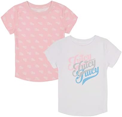 Camisetas gráficas de manga curta de 2 pacote de garotas suculentas Couture