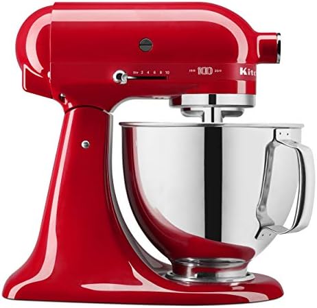 KitchenAid KSM180QHSD 100 anos Edição limitada Rainha dos corações Stand Mixer, Passion Red