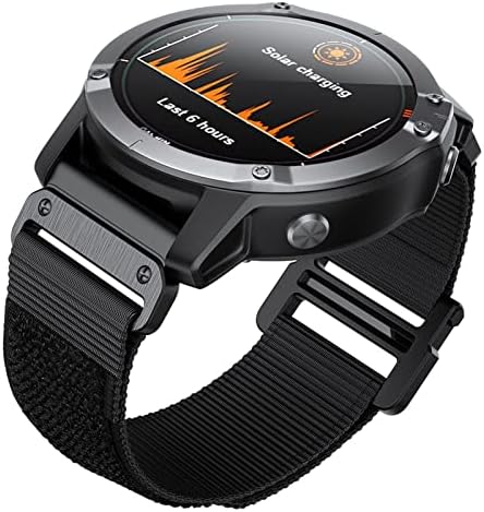 Bahdb para garmin assistir bandas compatíveis fenix 7x 6x pro gps 5x 3hr Descent mk1 mk2 titanic velcro strap 26mm liberação