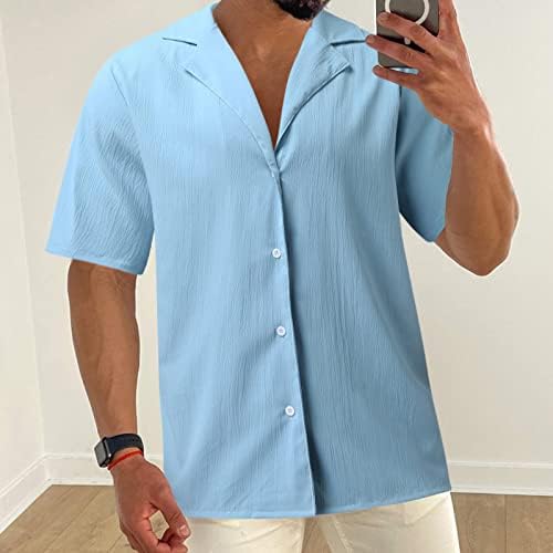Gdjgta masculino verão casual mahjong impressão plus size camisa curta manga curta cair camisa de colar