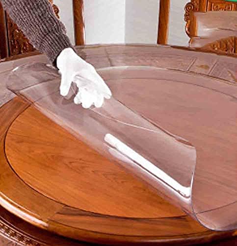 Fercla redonda redonda de mesa de mesa de mesa de plástico redonda Tampa de mobília de mobília Tampa de círculo de