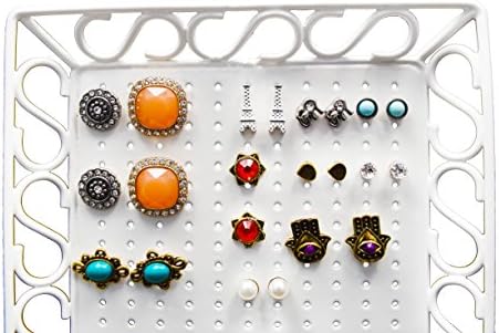 Mini STEAM Mini Metal Stud Breathing Jewelry Organizador, suporte de exibição, armazenamento, presente