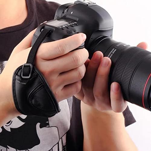 Colher de mão de mão yebdd para câmera estabilizador de couro artificial Anti Lost Strap SLR DSLR Multifuncional leve