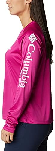 Columbia feminina pfg tidal tee ii proteção solar camisa de manga comprida