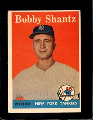 Baseball MLB 1958 Topps #419 Bobby Shantz VG Yankees